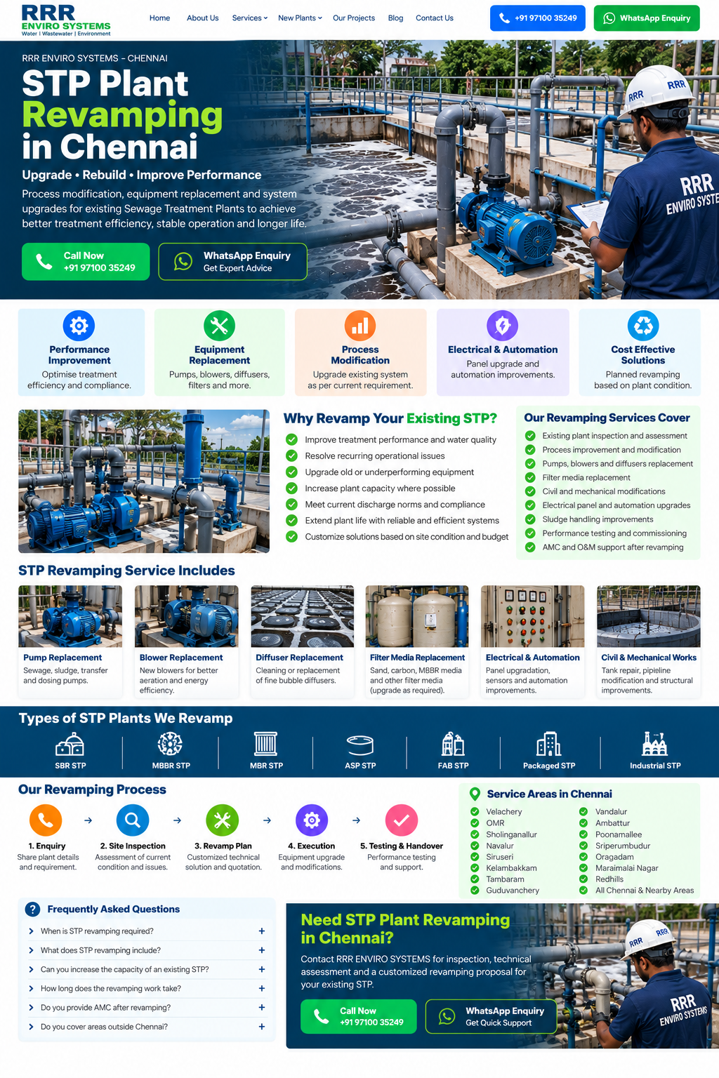STP Plant Revamping in Chennai
