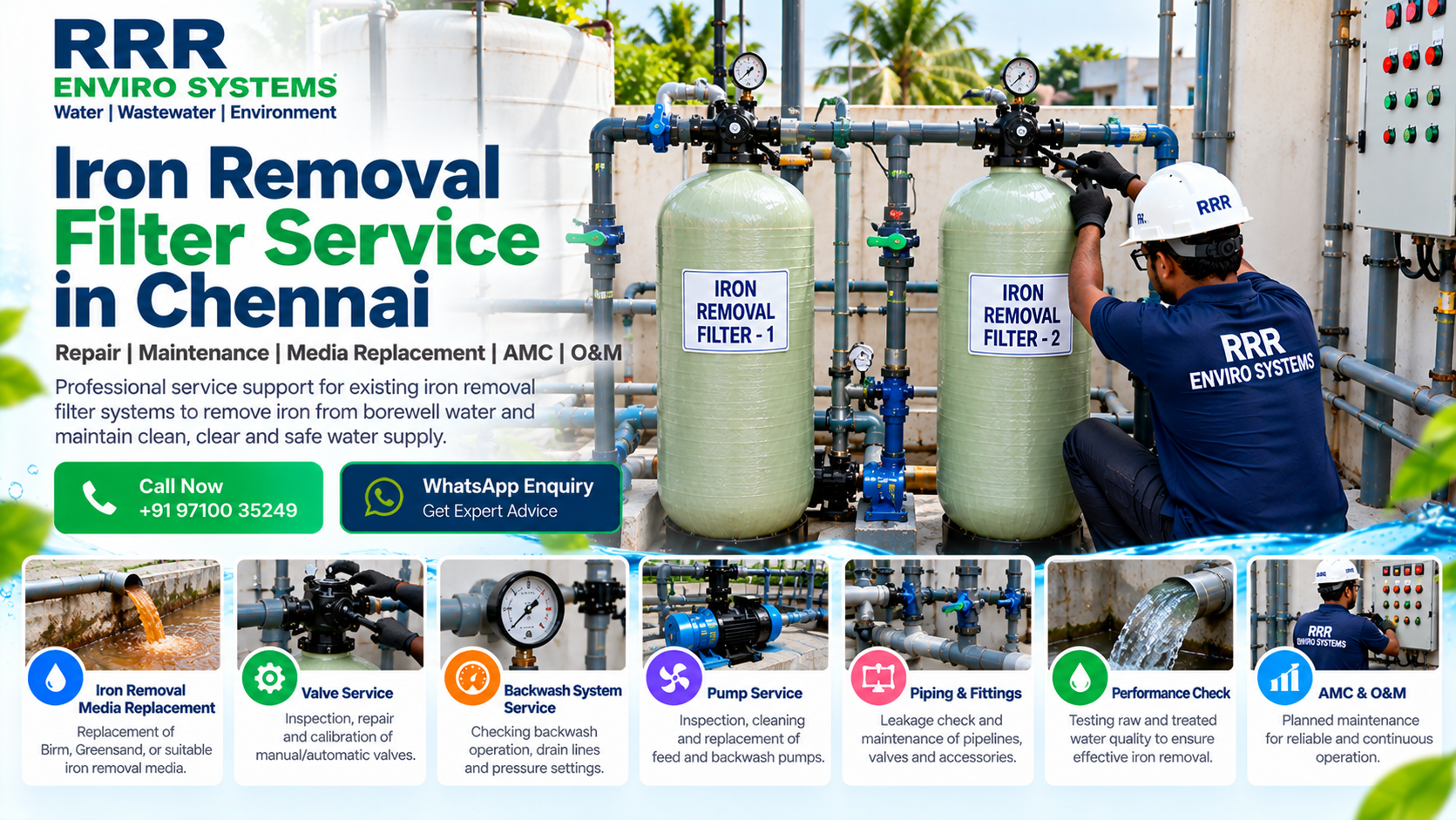 Iron Removal Filter Service in Chennai