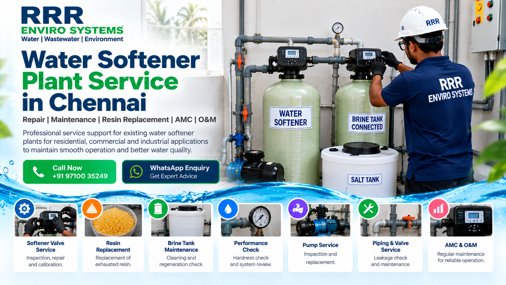 Water Softener Plant Service in Chennai