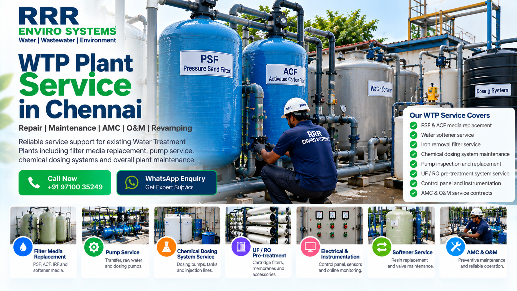 WTP Plant Service in Chennai